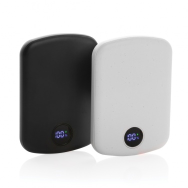 Logo trade promotional merchandise image of: MagBoost RCS recycled plastic 5000 mah magnetic powerbank