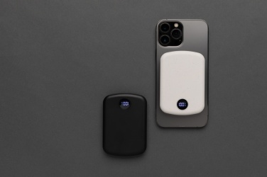 Logo trade promotional giveaways image of: MagBoost RCS recycled plastic 5000 mah magnetic powerbank