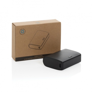 Logotrade corporate gifts photo of: FlashCharge RCS rplastic 10000 mah fast charge powerbank