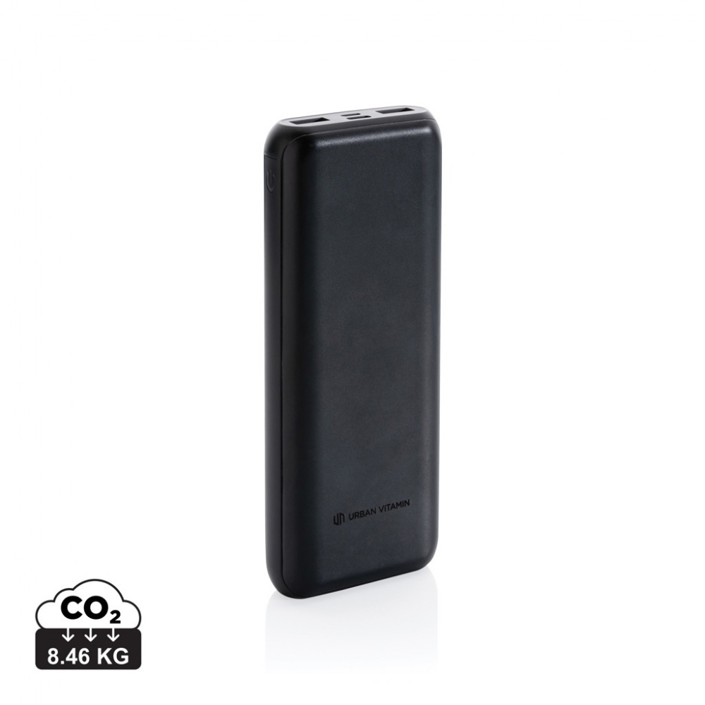 Logotrade corporate gift image of: Urban Vitamin Pasadena 20.000 mAh 18W PD powerbank
