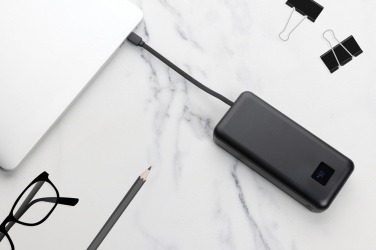 Logo trade promotional gifts picture of: Gridley RCS rplastic 20000 65W laptop powerbank