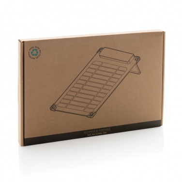 Logo trade corporate gifts picture of: Solarpulse rplastic portable solar panel 5W