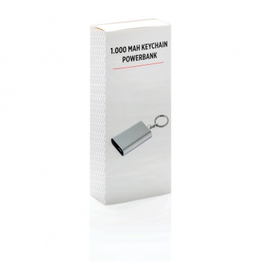 Logotrade promotional merchandise image of: 1.000 mAh keychain powerbank