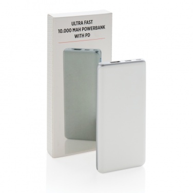 Logotrade advertising product image of: Ultra fast 10.000 mAh powerbank with PD