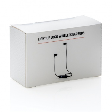Logotrade promotional items photo of: Light up logo wireless earbuds