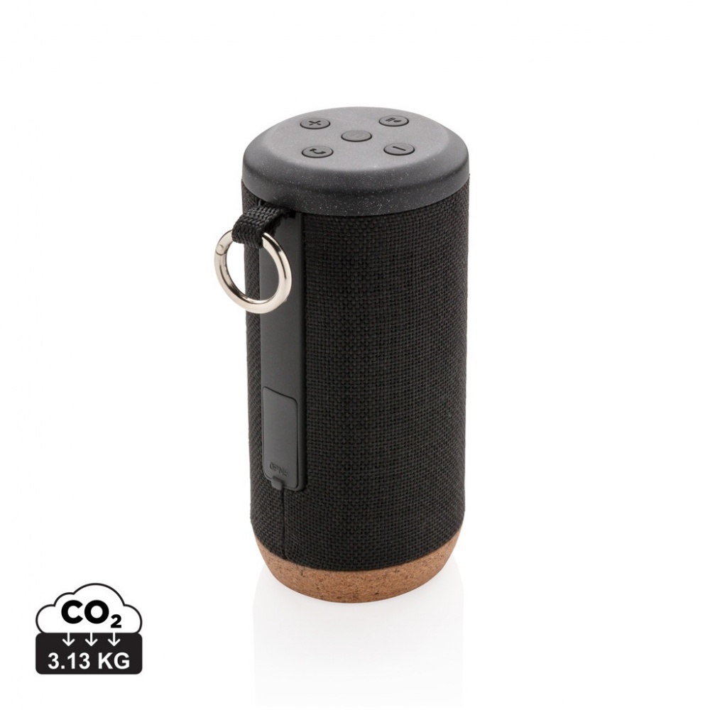 Logo trade promotional products picture of: Baia 10W wireless speaker, cork