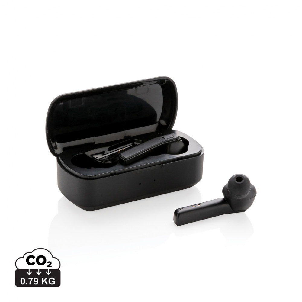Logotrade promotional item image of: Free Flow TWS earbuds in charging case