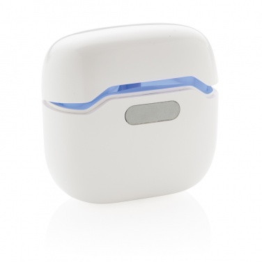 Logo trade advertising product photo of: TWS earbuds in UV-C sterilising charging case
