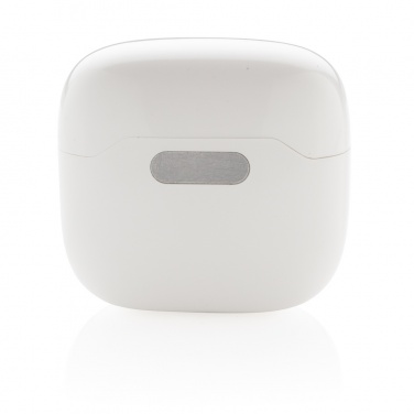 Logo trade promotional items image of: TWS earbuds in UV-C sterilising charging case