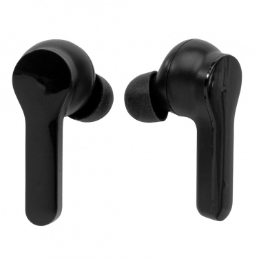 Logotrade promotional merchandise image of: Light up logo TWS earbuds in charging case