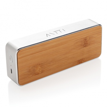Logo trade promotional products picture of: Nevada Bamboo 3W wireless speaker