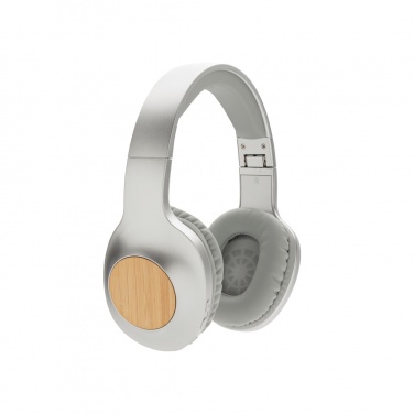 Logotrade promotional gift image of: Dakota Bamboo wireless headphone