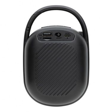 Logotrade promotional product picture of: RCS recycled plastic Lightboom 5W Clip speaker