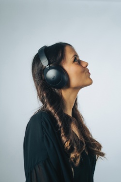 Logotrade promotional merchandise photo of: Urban Vitamin Cupertino RCS rplastic ANC headphone