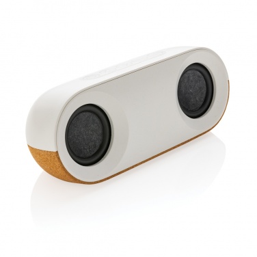 Logotrade corporate gift picture of: Oregon RCS recycled plastic and cork 10W speaker