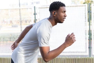 Logo trade advertising products image of: Urban Vitamin Pacifica RCS rplastic earbuds