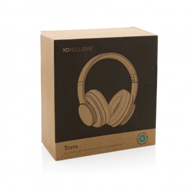 Logotrade promotional merchandise picture of: Terra RCS recycled aluminium wireless headphone
