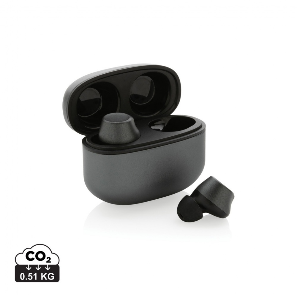 Logotrade advertising product image of: Terra RCS recycled aluminium wireless earbuds