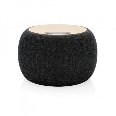 Logotrade promotional product picture of: RCS Rplastic/PET and bamboo 5W speaker