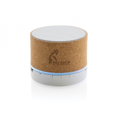 Logo trade advertising product photo of: Cork 3W wireless speaker