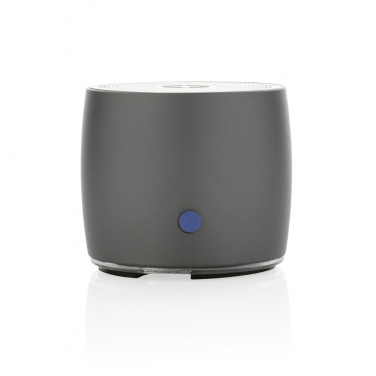 Logo trade promotional giveaway photo of: Swiss Peak RCS recycled aluminum 3W bass speaker