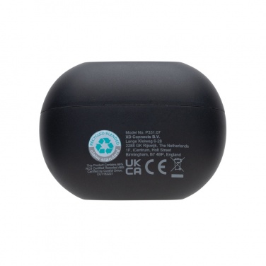 Logotrade corporate gift image of: Prolink RCS recycled plastic hybrid ANC/ENC earbud