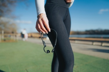 Logo trade corporate gifts picture of: Urban Vitamin Glendale RCS rplastic air conductive headphone