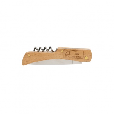 Logotrade advertising products photo of: Wooden knife with bottle opener
