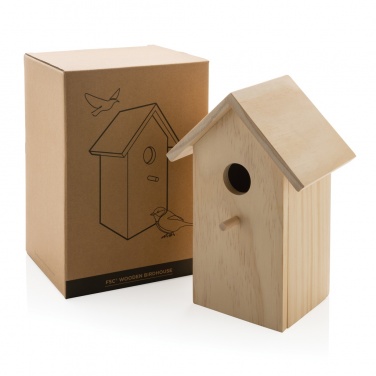 Logotrade promotional gift image of: Wooden birdhouse