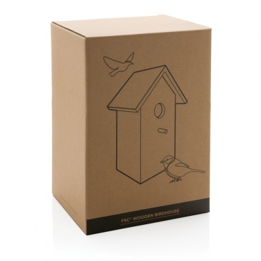 Logotrade promotional giveaway image of: Wooden birdhouse