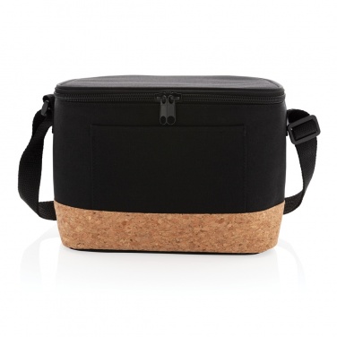 Logo trade promotional merchandise picture of: Two tone cooler bag with cork detail
