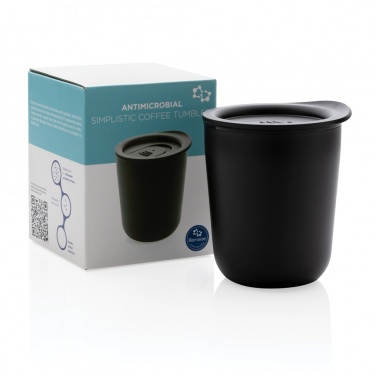Logo trade corporate gifts picture of: Simplistic antimicrobial coffee tumbler