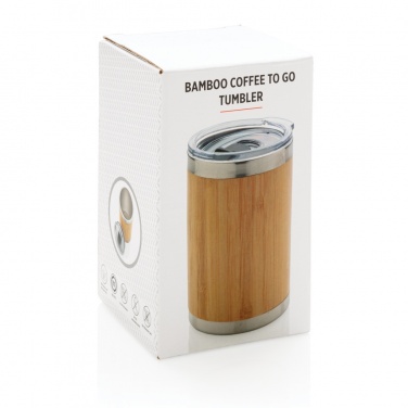 Logotrade promotional gift picture of: Bamboo coffee to go tumbler