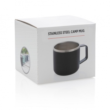 Logo trade promotional merchandise image of: Stainless steel camp mug
