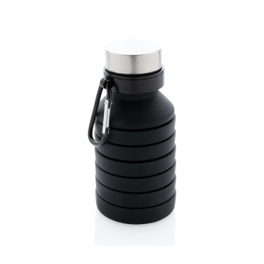Logotrade promotional giveaway image of: Leakproof collapsible silicone bottle with lid