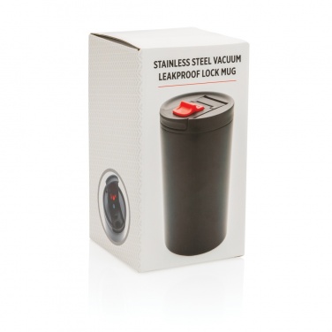 Logo trade promotional merchandise photo of: Double wall vacuum leakproof lock mug 300ml