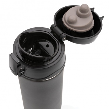Logo trade promotional merchandise photo of: Metallic easy lock vacuum mug