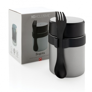Logotrade promotional product image of: Bogota food flask with ceramic coating