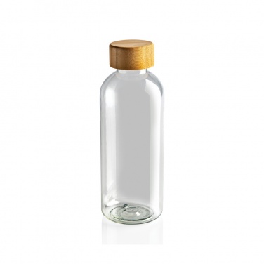 Logo trade promotional items picture of: RCS RPET bottle with bamboo lid