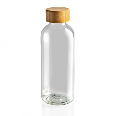 Logo trade promotional merchandise image of: RCS RPET bottle with bamboo lid