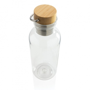 Logotrade promotional products photo of: RCS RPET bottle with bamboo lid and handle