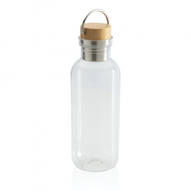 Logotrade promotional giveaway image of: RCS RPET bottle with bamboo lid and handle