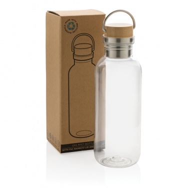 Logotrade business gifts photo of: RCS RPET bottle with bamboo lid and handle