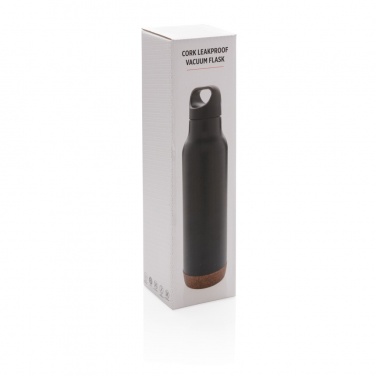 Logo trade corporate gifts picture of: Cork leakproof vacuum flask