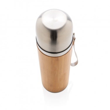 Logotrade corporate gift picture of: Bamboo vacuum travel flask
