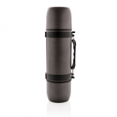 Logo trade promotional items picture of: Vacuum flask with 2 cups