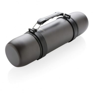 Logo trade business gifts image of: Vacuum flask with 2 cups