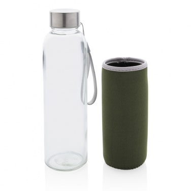 Logotrade promotional merchandise image of: Glass bottle with neoprene sleeve