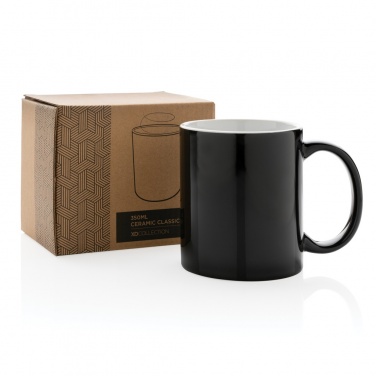 Logo trade business gift photo of: Ceramic classic mug 350ml