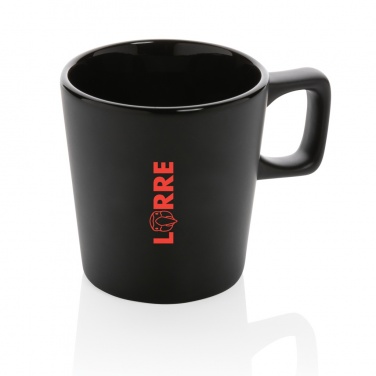 Logotrade promotional giveaway picture of: Ceramic modern coffee mug 300ml